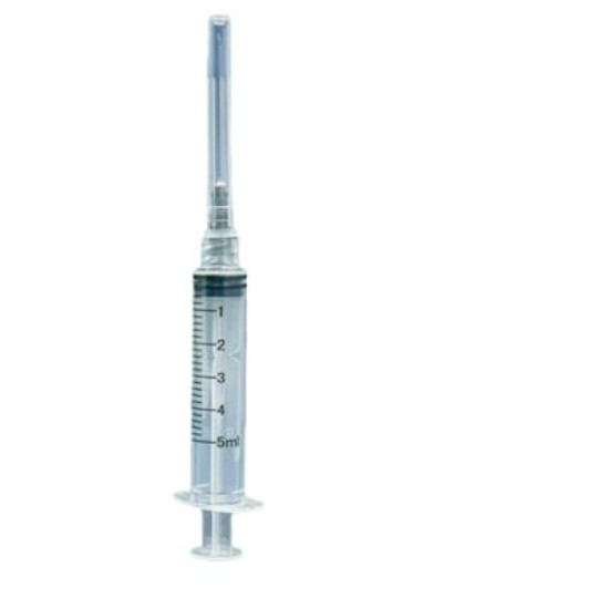 SUPER UNION Syringe 5ml Luer Lock 22g 1 1/2