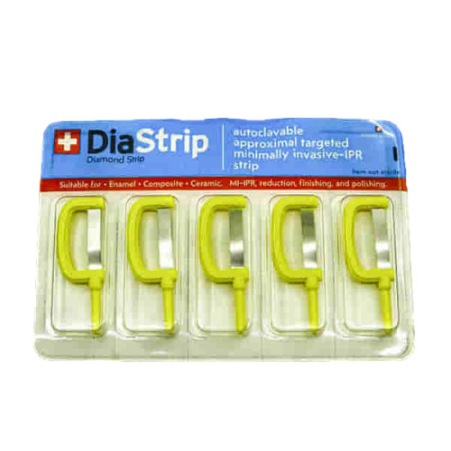Dentasonic Diastrip 5 Pieces Confection, 1 Side Coated 25 Micron